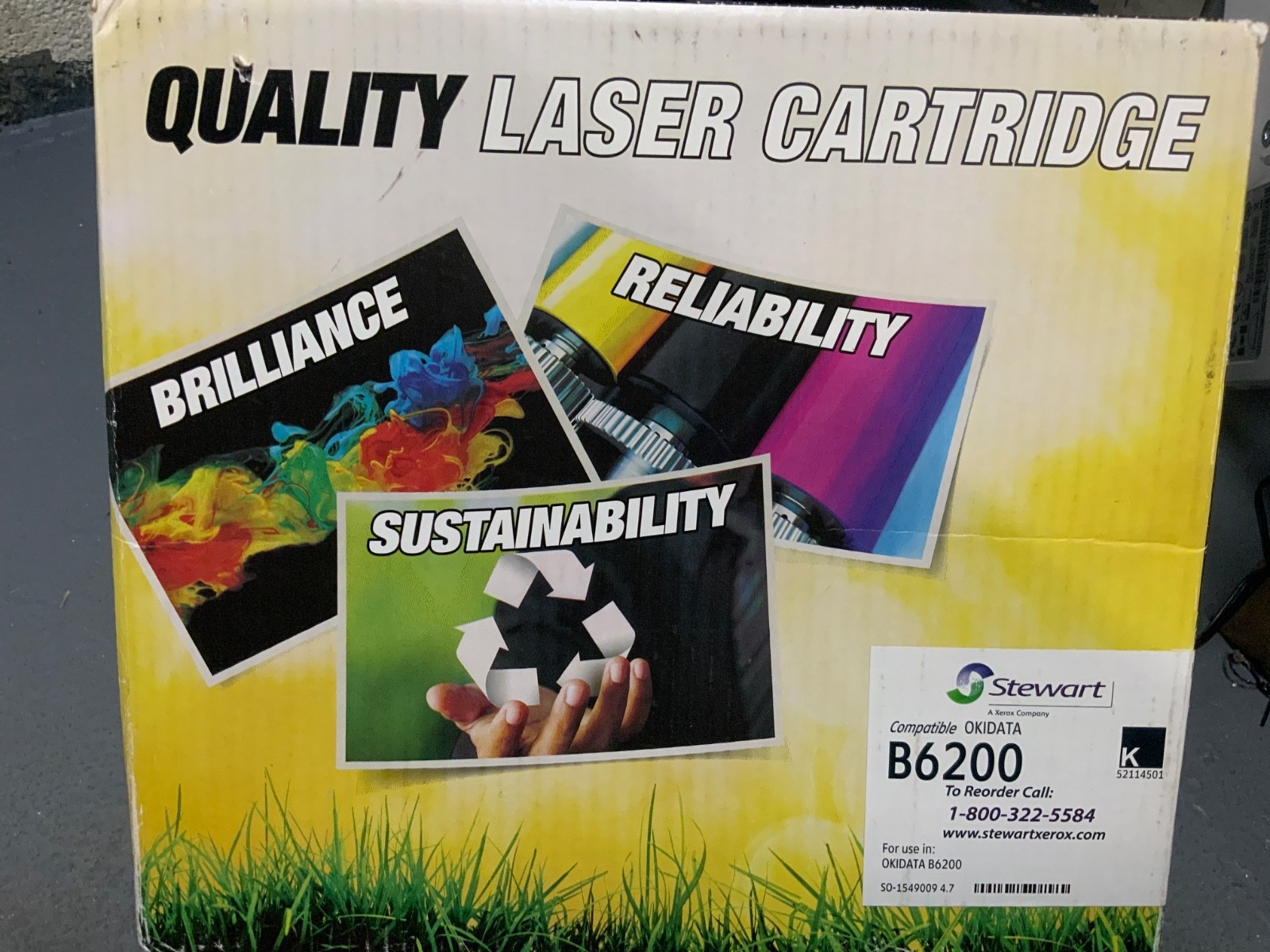 52114501 Original OEM Okidata Toner, Black  Sealed