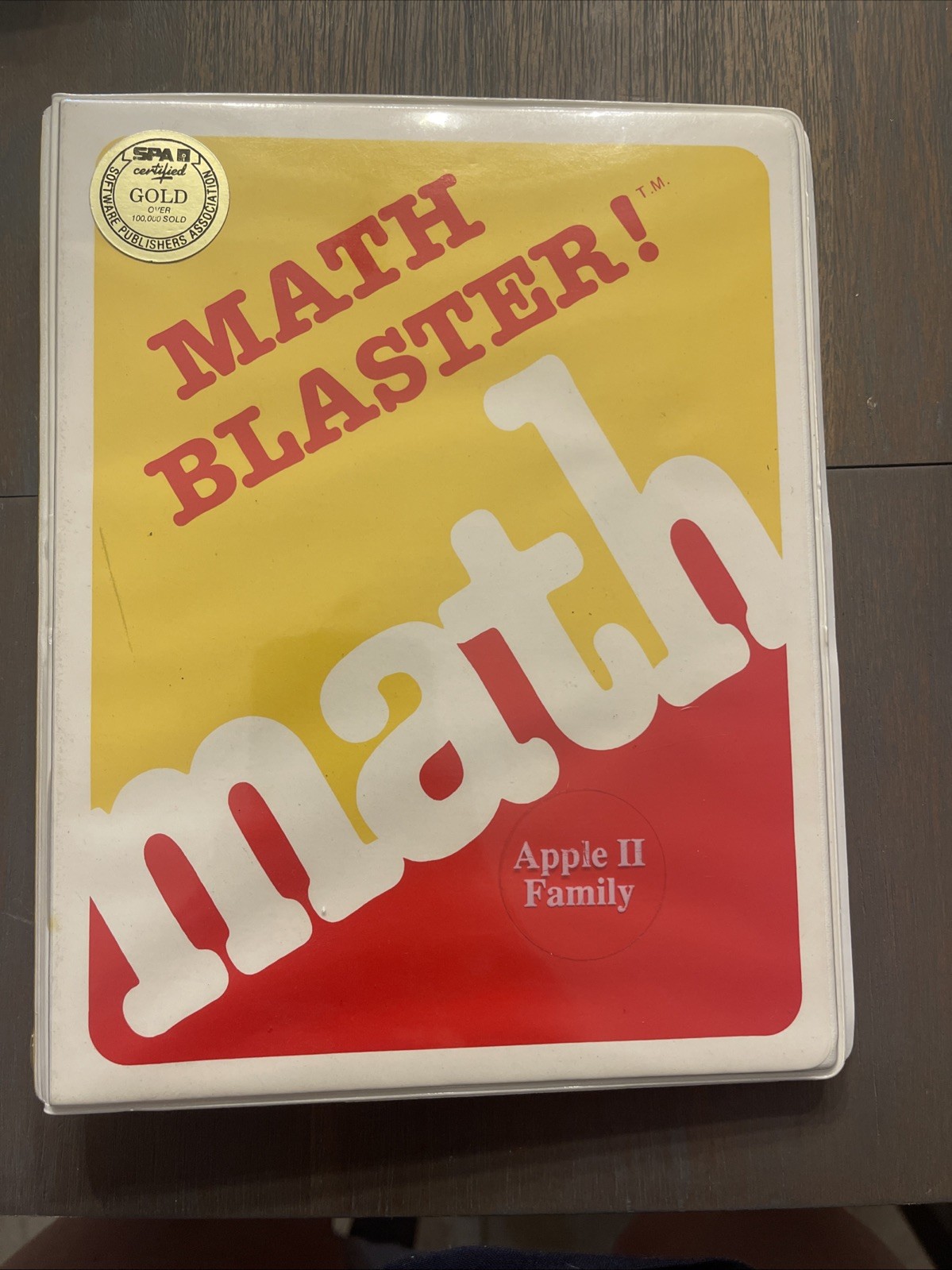 Math Blaster – Apple II Family – Davidson – Vintage Educational Software – Award