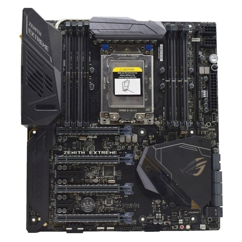 AMD X399 Gaming Motherboard ASUS ROG Zenith Extreme TR4 DDR4 for AMD 2/1st Ryzen