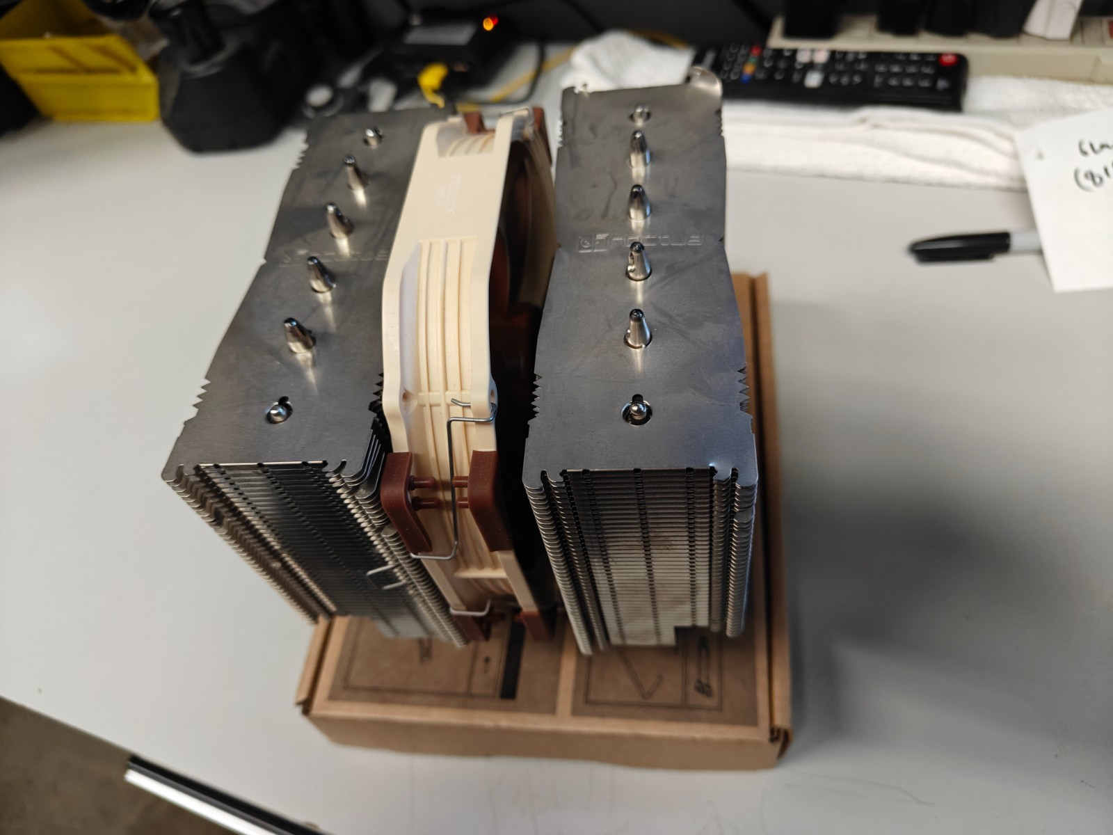 Noctua NH-D15 Premium CPU Cooler used pulled from working build cleaned