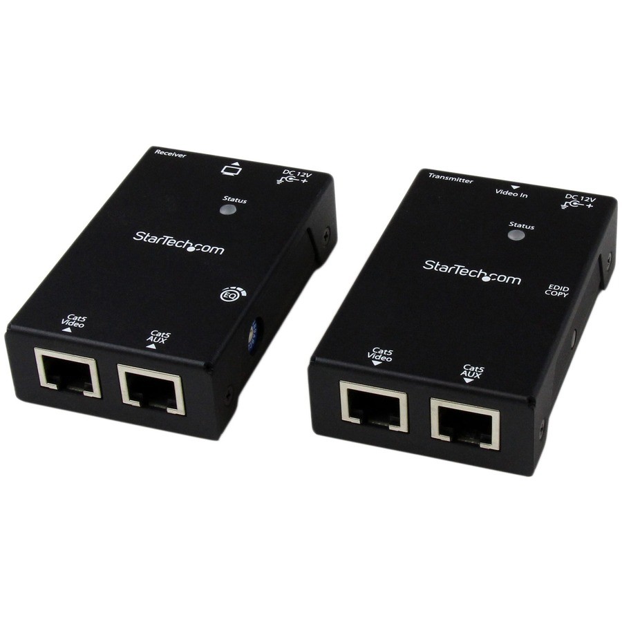 StarTech HDMI Over CAT5/CAT6 Extender with Power Over Cable - 165ft (50m)