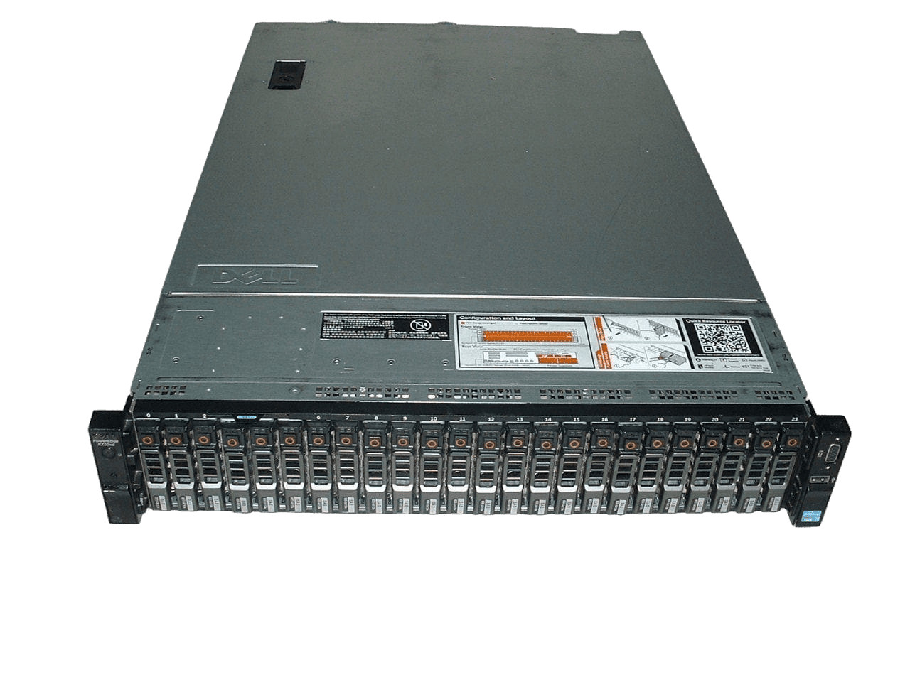 Dell Poweredge R720xd 2x Xeon E5-2660 2.2GHz 16-Cores  64gb  H710  26x Trays
