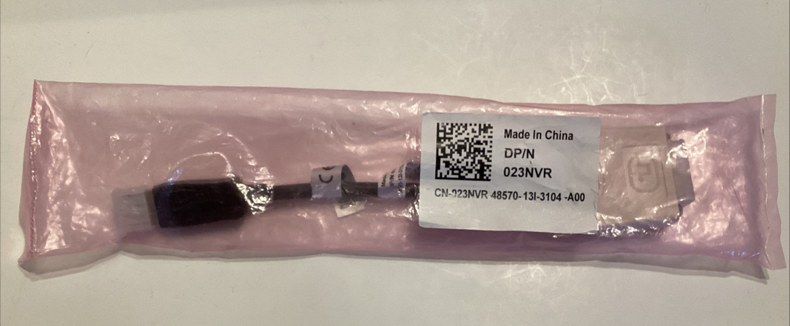 New Dell Universal DisplayPort to DVI Video Adapter DP/N 023NVR 