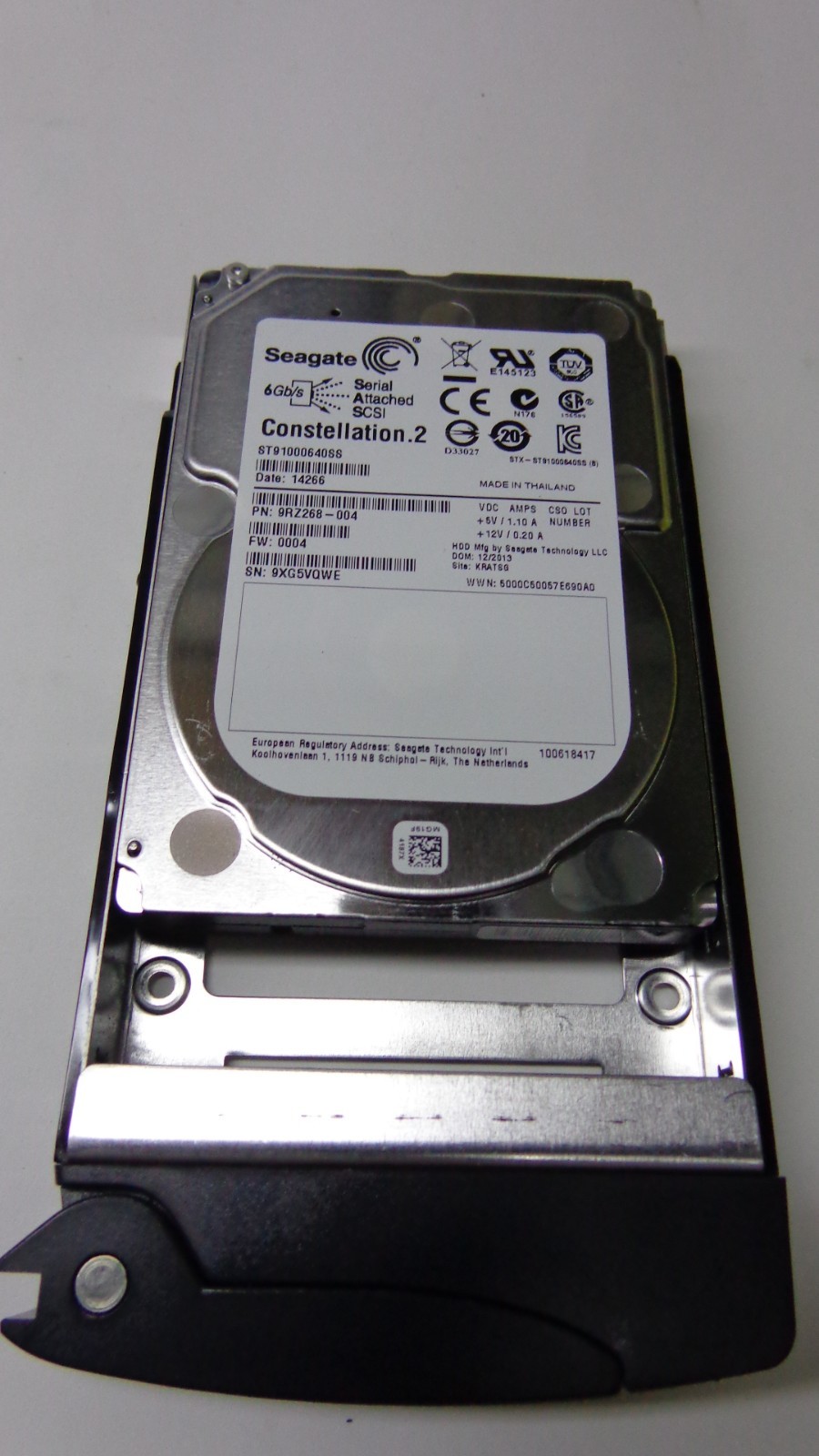 seagate st91000640ss 9rz268 1tb 7.2k RPM 6GB/s 2.5” SAS HDD Hard Drive