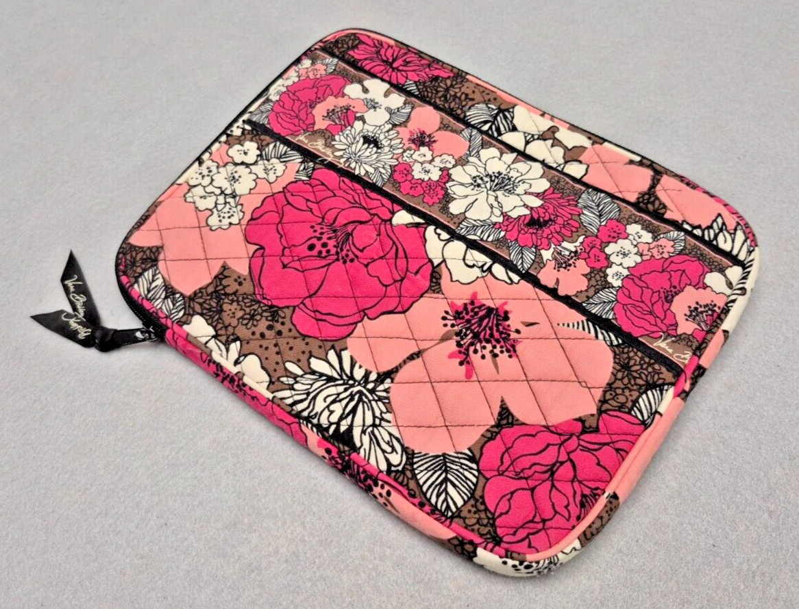Vera Bradley Mocha Rouge Pink Floral Case for Tablet, Kindle, iPad, & eReader