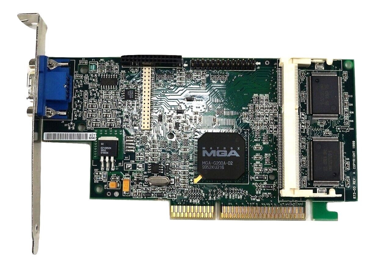Matrox Millennium 5064-9191 G 250+ Mila/8/OE5 Passive AGP VGA Graphics Card