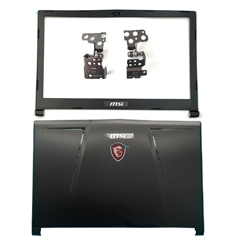 New For MSI GE63 Raider RGB MS-16P5 Top LCD Back Cover+Front Bezel+Screen Hinges