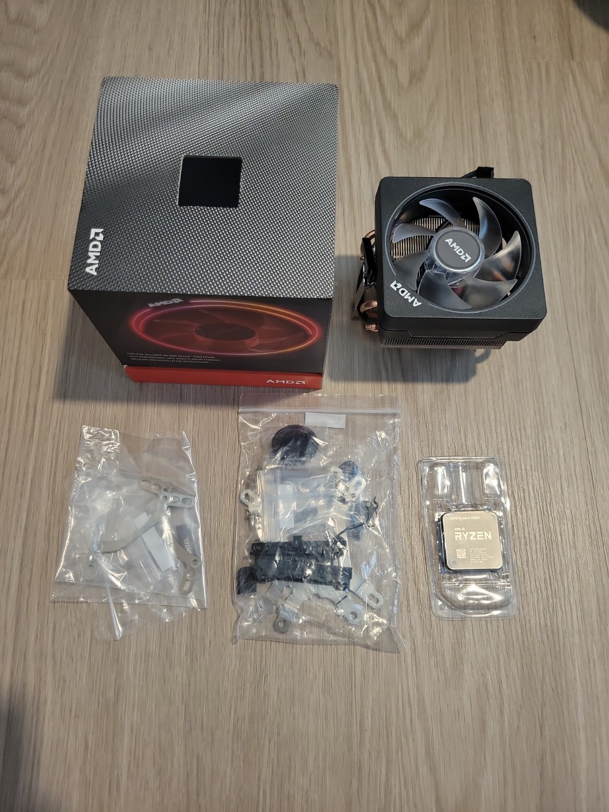 AMD Ryzen 9 3900X (4.6GHz, 12 Cores) w/Wraith Prism Cooler.
