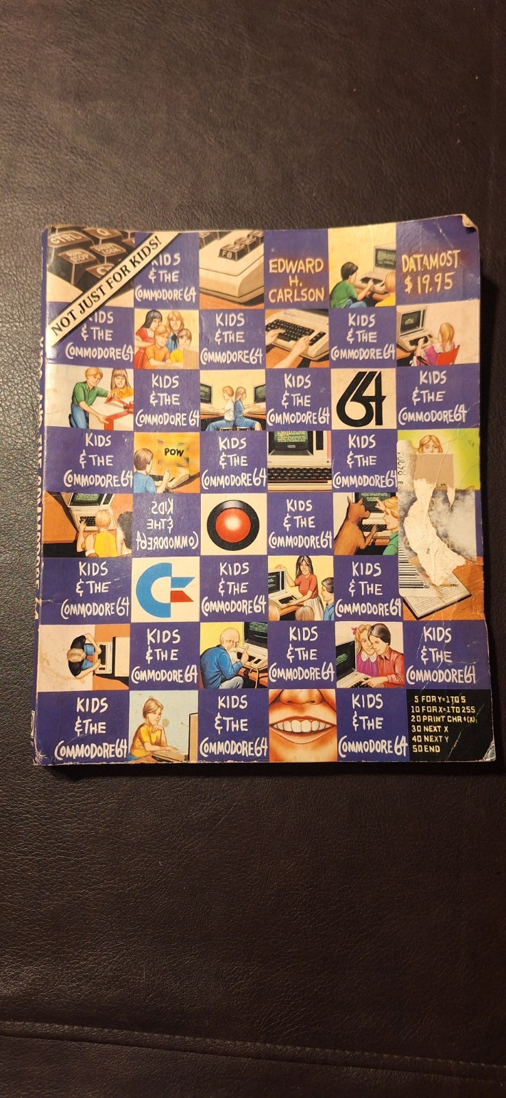 Kids And The Commodore 64 Softcover Spriral Bound Book Datamost Edward H Carlson
