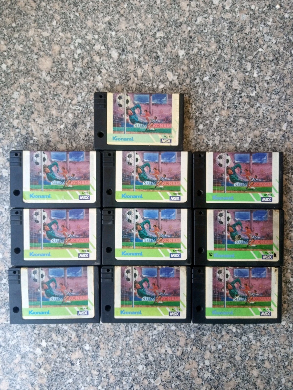 Vintage Lot of 10 MSX Games Konami ( Football ) صخر