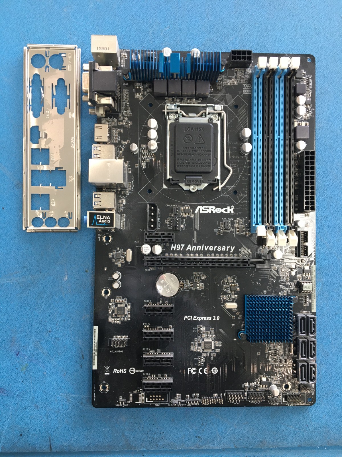 ASRock H97 Anniversary, LGA 1150, Intel Motherboard - Used, Great Condition