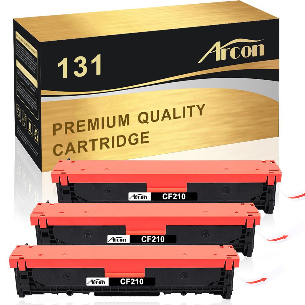 3x Toner Compatible With HP 131A CF210A LaserJet Pro 200 M276nw M276n MFP M251nw