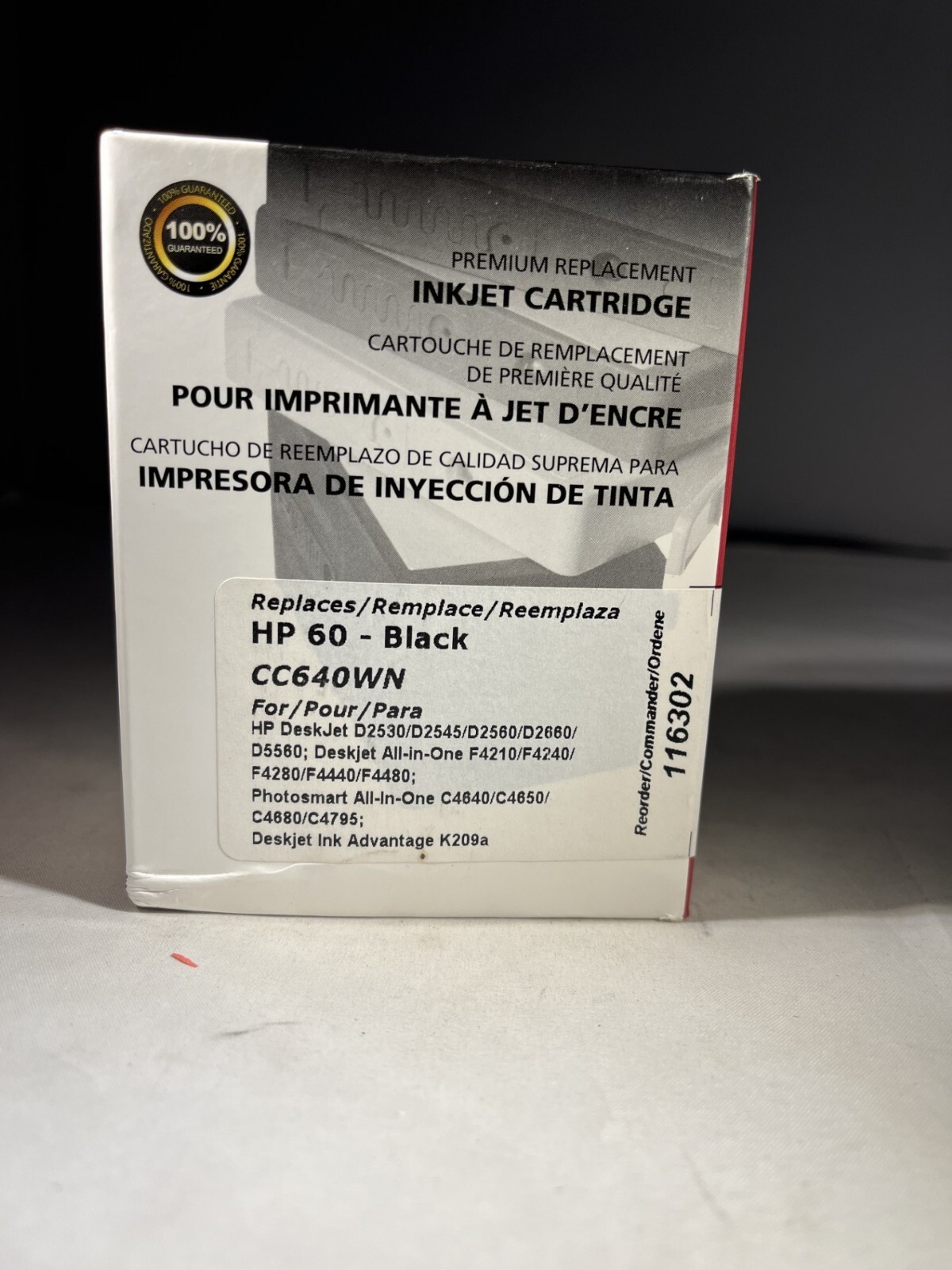 Brand New Clover Imaging For HP 60 Black (CC640WN)   Y