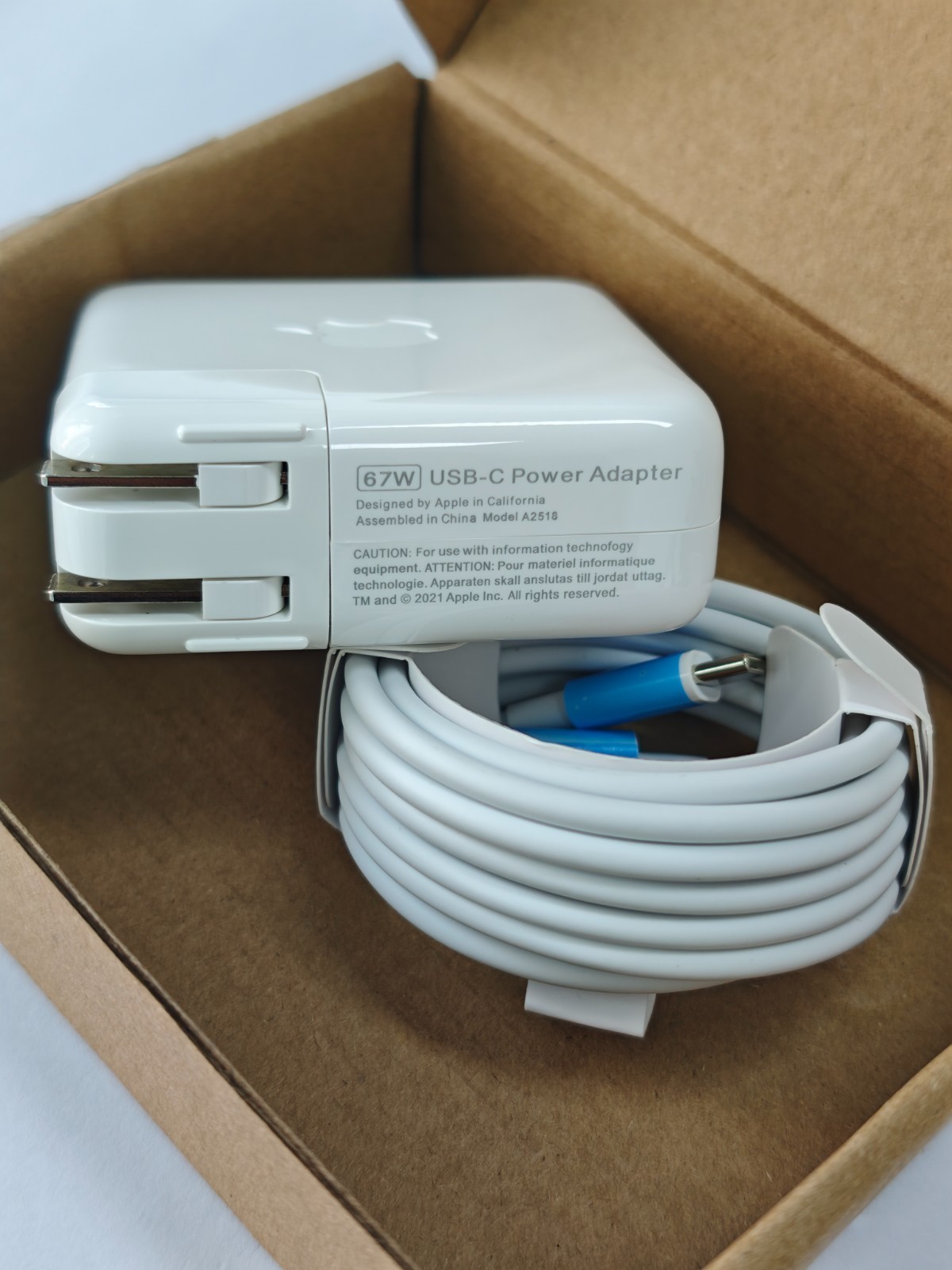 Genuine 67W USB-C Power Adapter Charger For Apple MacBook Pro/Air 13" 14" A2518