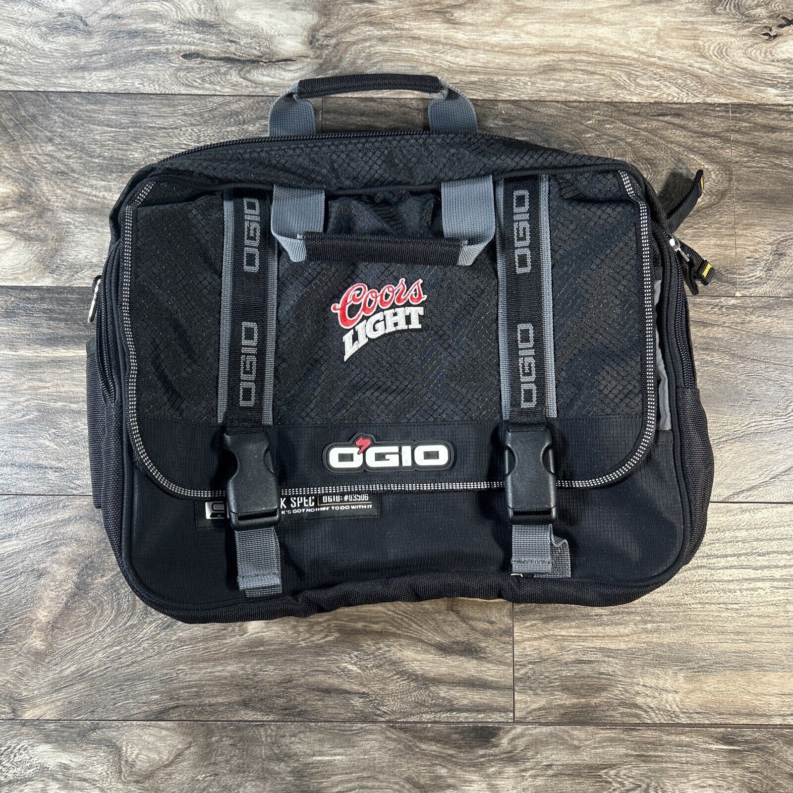 Coors Light Ogio Messenger Laptop Padded Bag Case Tek Spec No Shoulder Strap