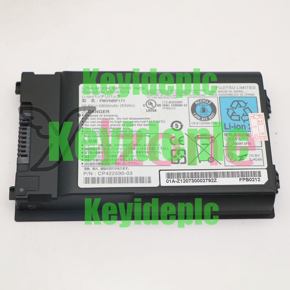 1x for FPCBP215 FPCBP200 FMVNBP171 battery 10.8V 5800mAh