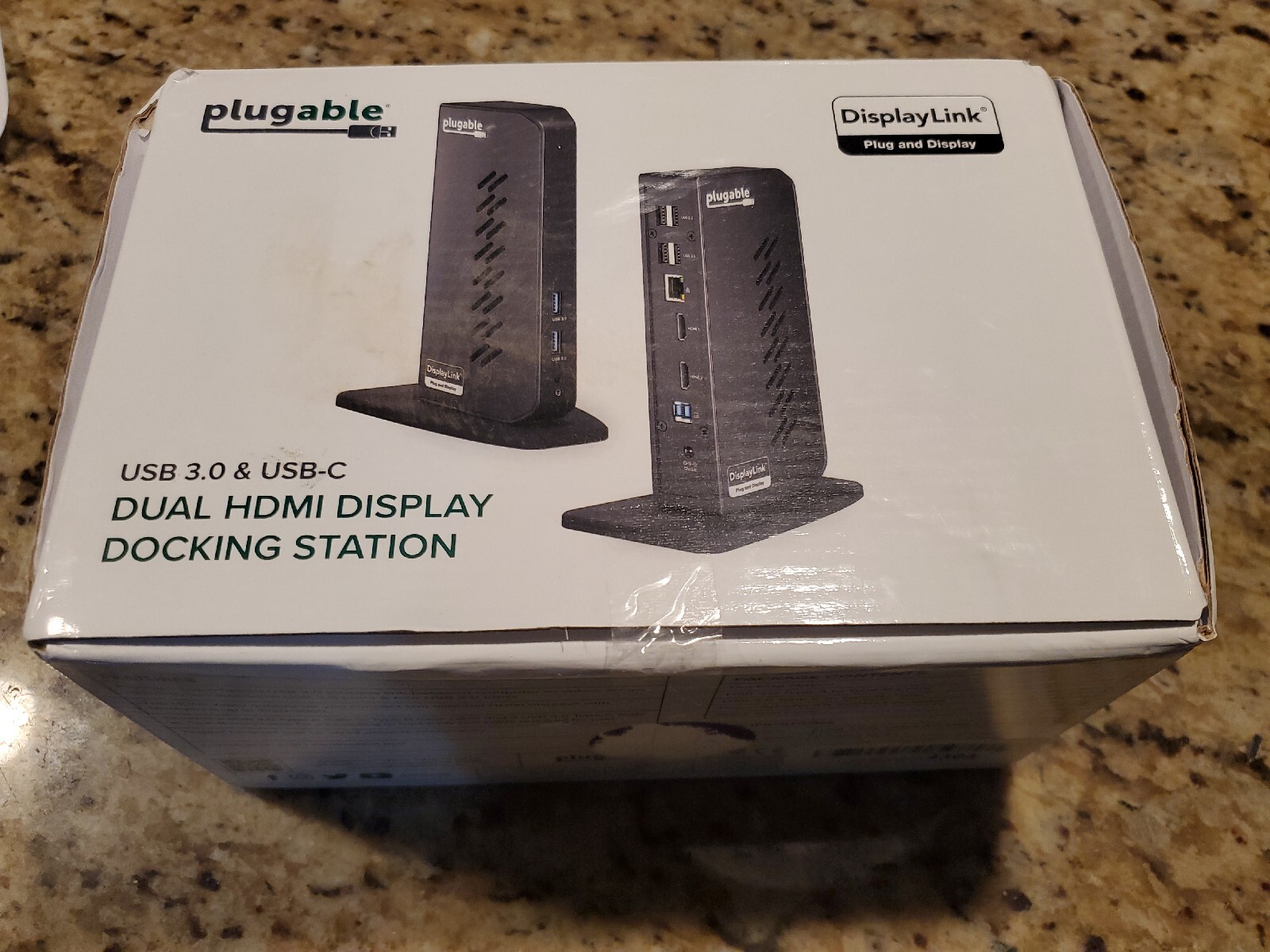 Plugable UD-3900Z USB 3.0 and USB-C Universal Laptop Docking Station for Windows