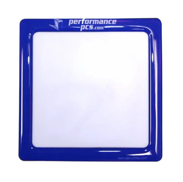 DEMCiflex 140mm Magnetic Fan Dust Filter - Royal Blue with White Mesh