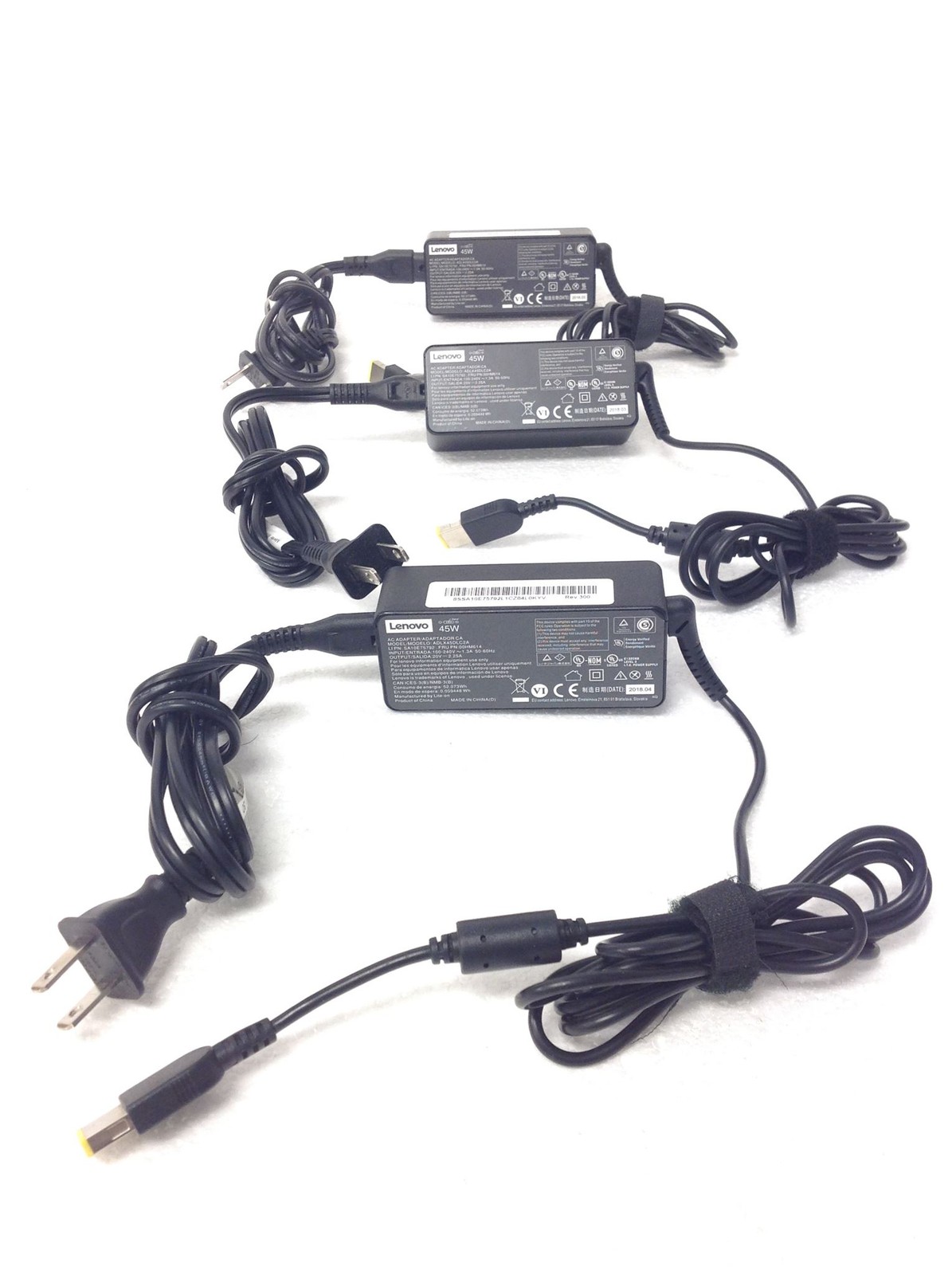 12x Lenovo ADLX45DLC2A ThinkPad Genuine OEM 45W AC Adapter Charger  WORKING