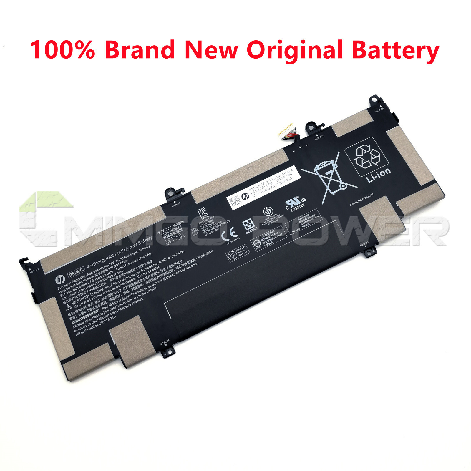 New Genuine RR04XL Battery for HP Spectre x360 13-AW L60213-2C1 HSTNN-OB1M OEM
