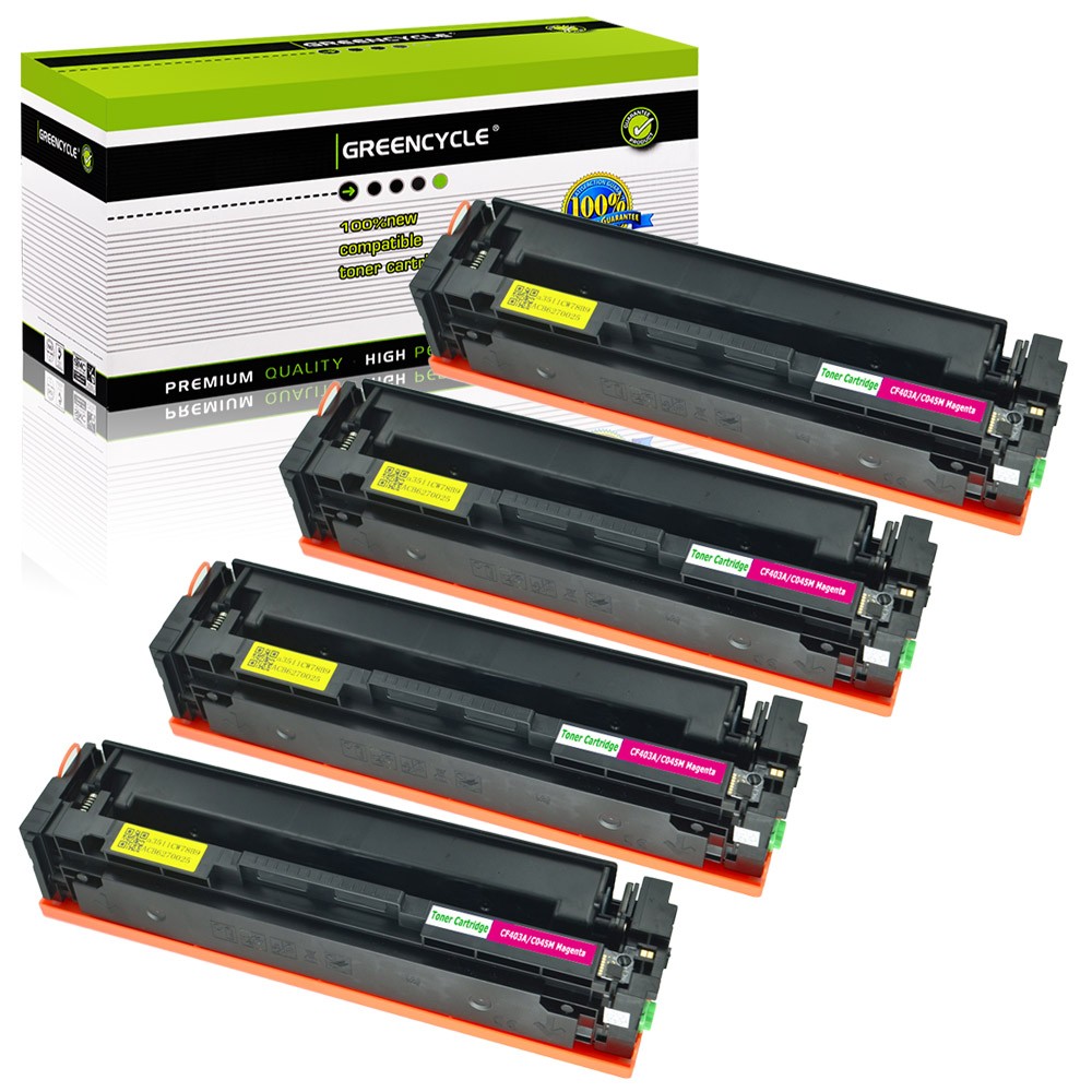 4PKs Magenta Toner Compatible with CRG045 Canon MF634Cdw MF632Cdw LBP613cdw LBP6