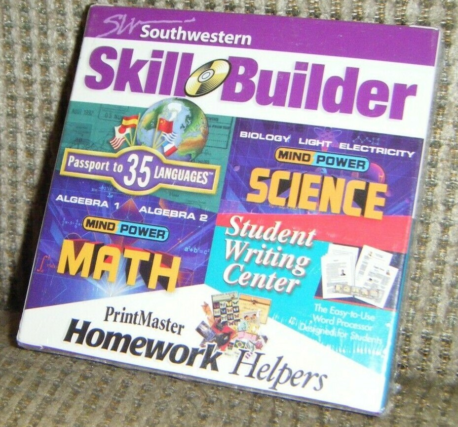 Printmaster HOMEWORK HELPERS Skill Builder Passport to 35 Languages, Etc CD MISP
