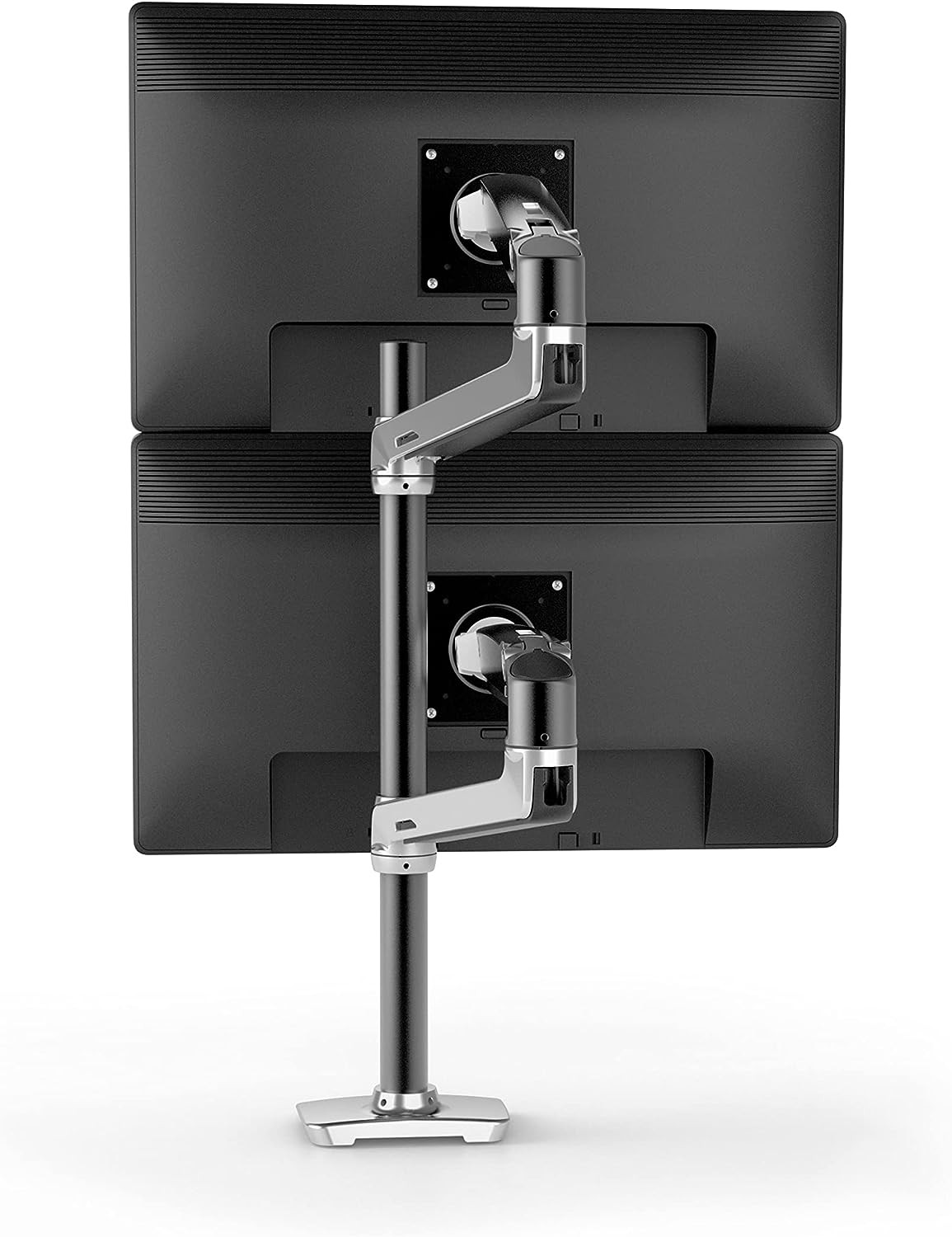 Ergotron – LX Vertical Stacking Dual Monitor Arm, VESA Desk Mount – for 2 Monito