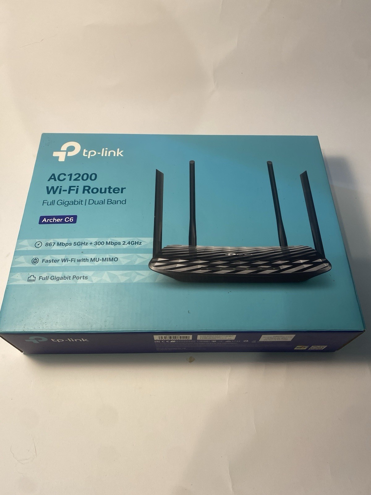 TP-LINK Archer C6 AC1200 Dual-Band Wi-Fi Router