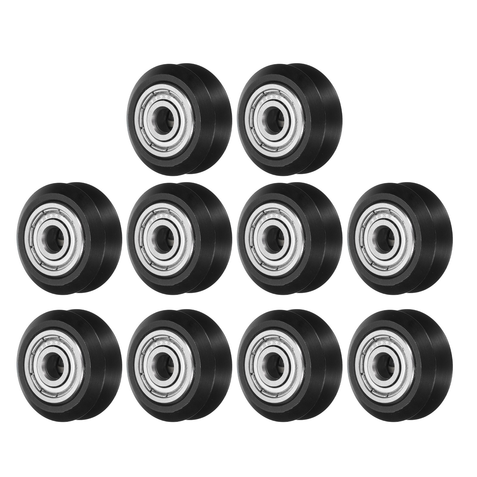 3D Printer slot Rollers 10pcs High-Speed Gantry Wheels with 625ZZ Black]