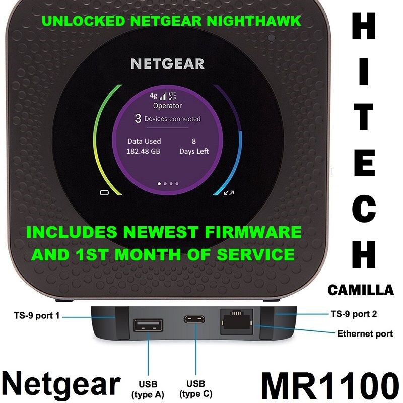 NETGEAR  HOTSPOT with 30 DAYS UNLIMITED  ✅ ATT NETWORK ✅ FAST INTERNET ANYWHERE