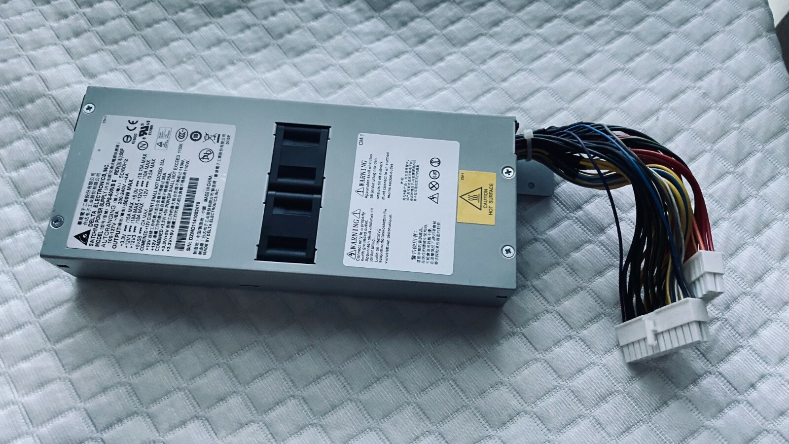 GENUINE Delta Electronics DPS-500VB Server Power Supply E 500W 1U DPS-500VB E