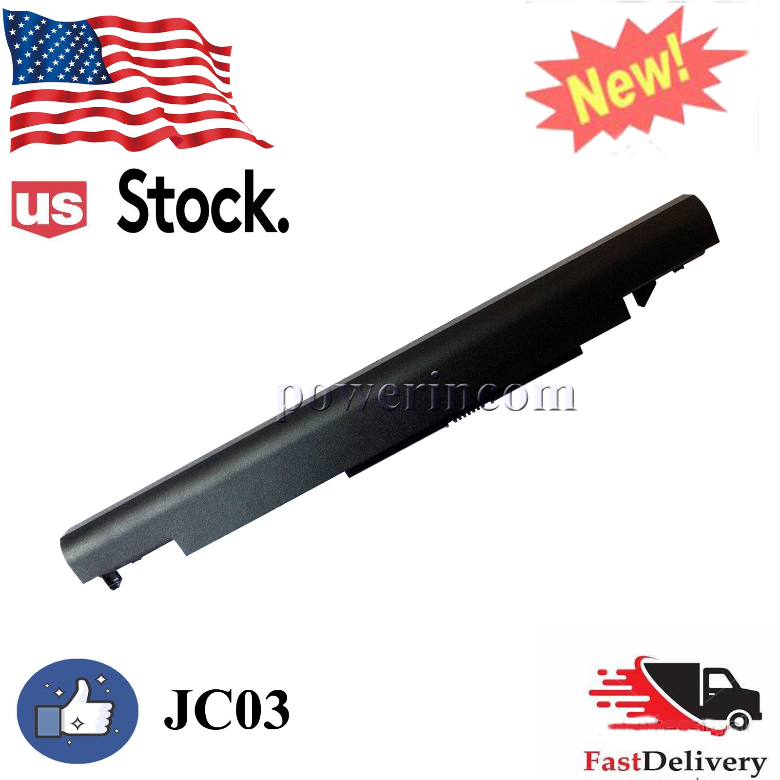 Battery for HP 15-bs061st 15-bs234wm 15-bs020wm 15-bs212wm 15-bs134wm 3inr19/66
