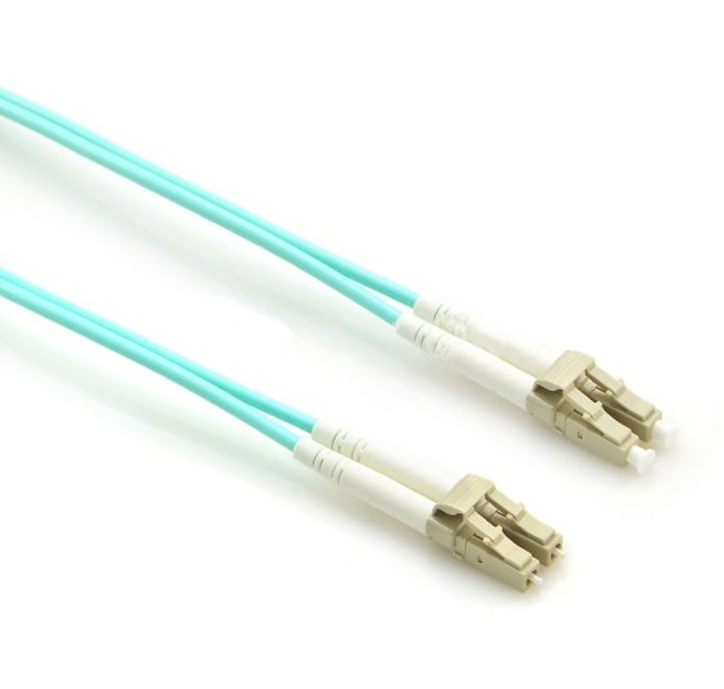 10 PACK LOT 30m LC-LC Duplex 50/125 OM3 Multim 10GB Fiber Patch Cable OFNR 100FT