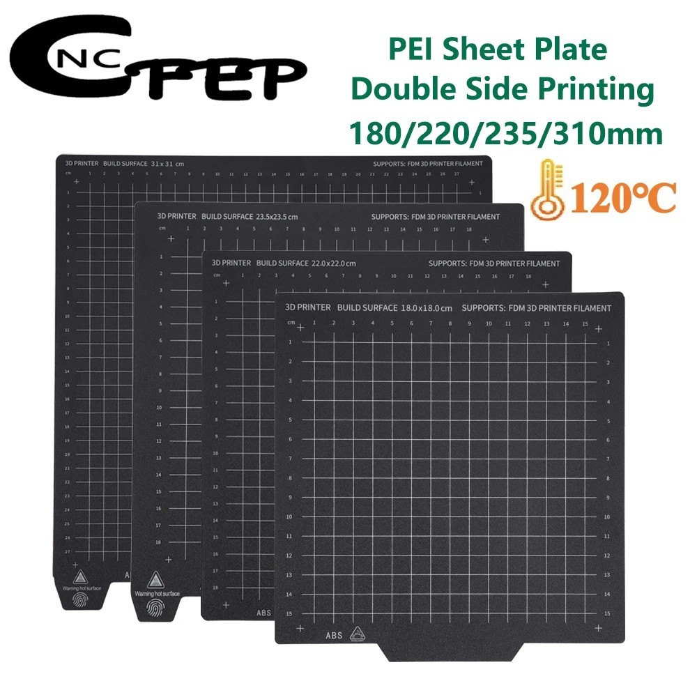 Printing PEI Spring Steel Base Plate Magnetic Hotbed Heatbed for Ender 3 CR10