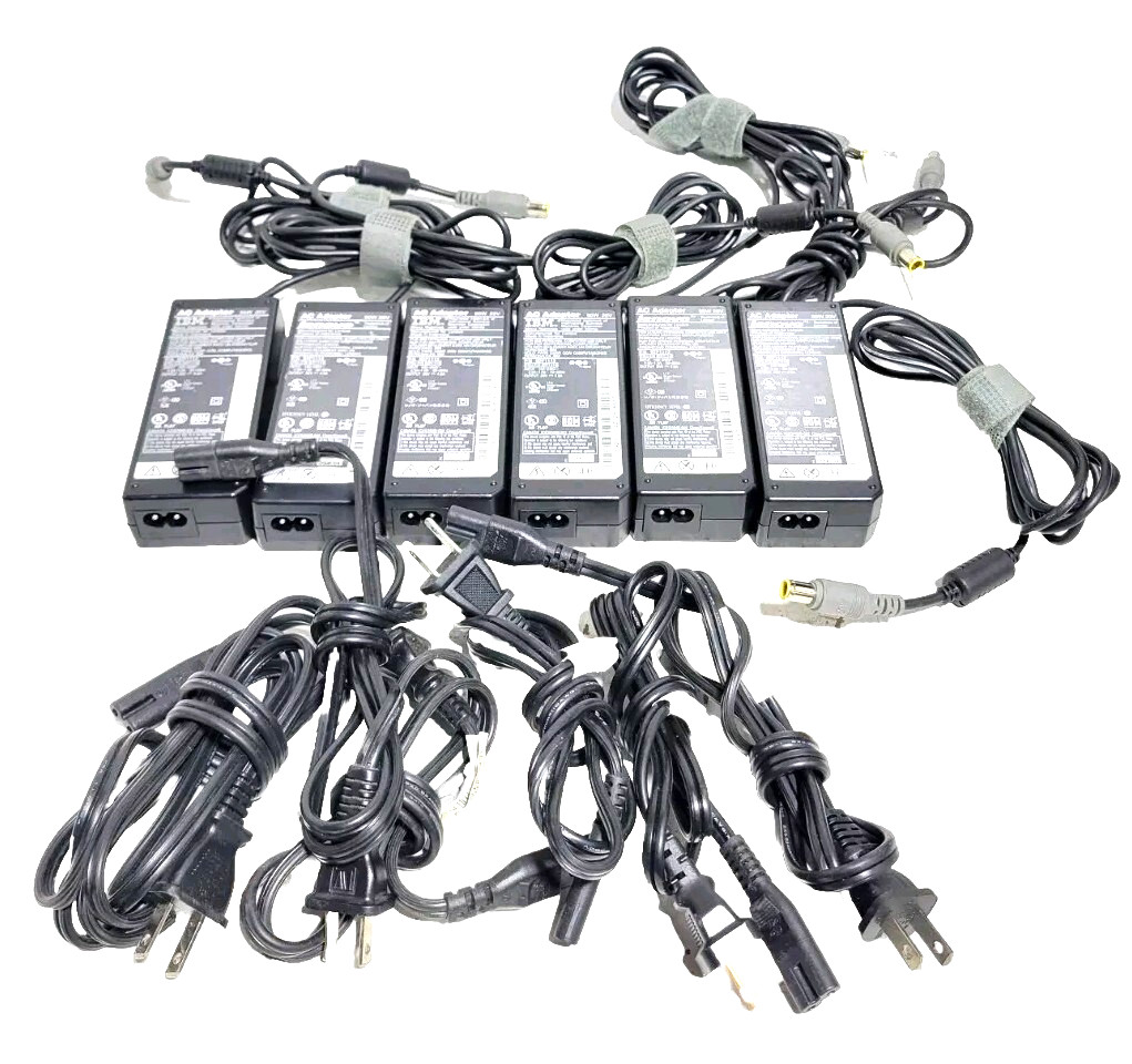 Lenovo 42T4438 42T4439 92P1110 92P1113 92P1114 AC Adapter 20V 4.5A 90W.LOT OF-5