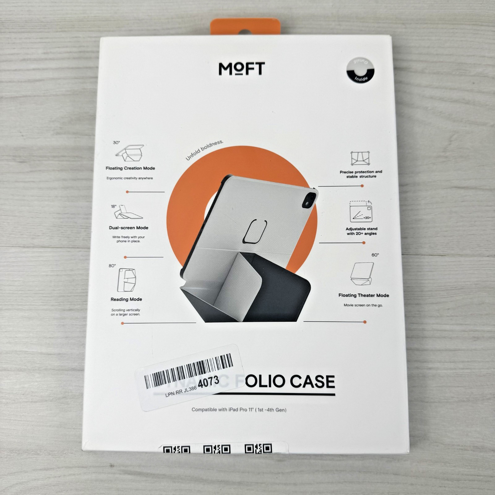 MOFT Dynamic Folio Case for iPad Pro 11"(4th/3rd/2nd/1st) Corner Protection 