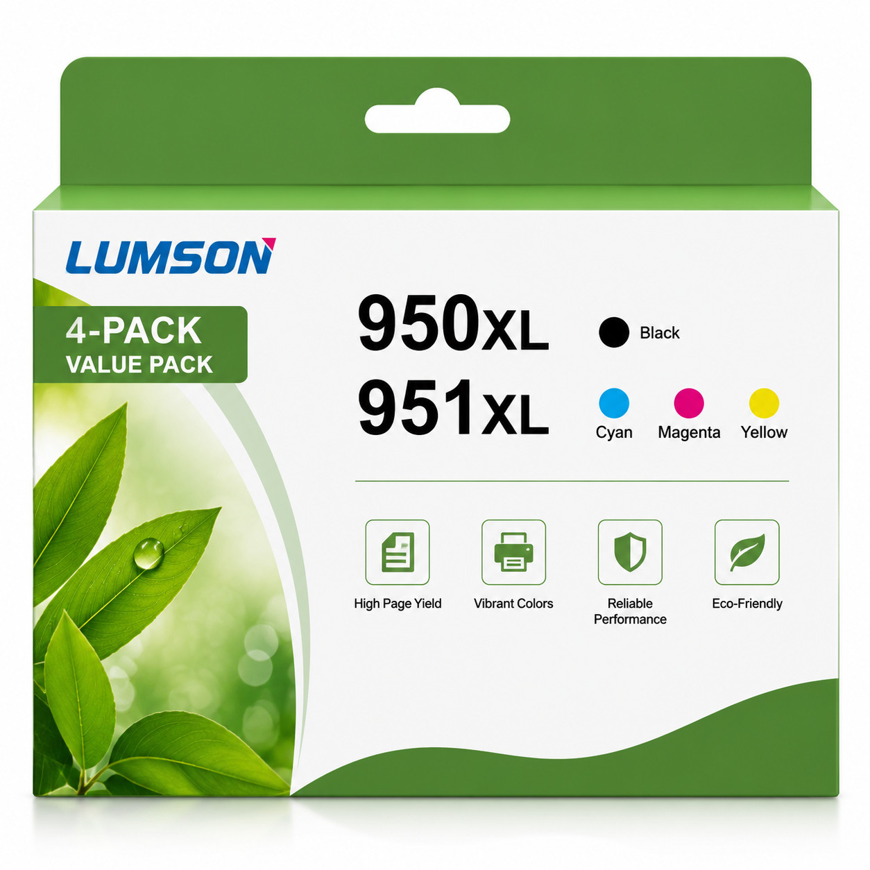 4PK 950XL 951XL(1BK/C/M/Y)Ink Combo Compatible  for HP  OfficeJet Pro 8600 8610