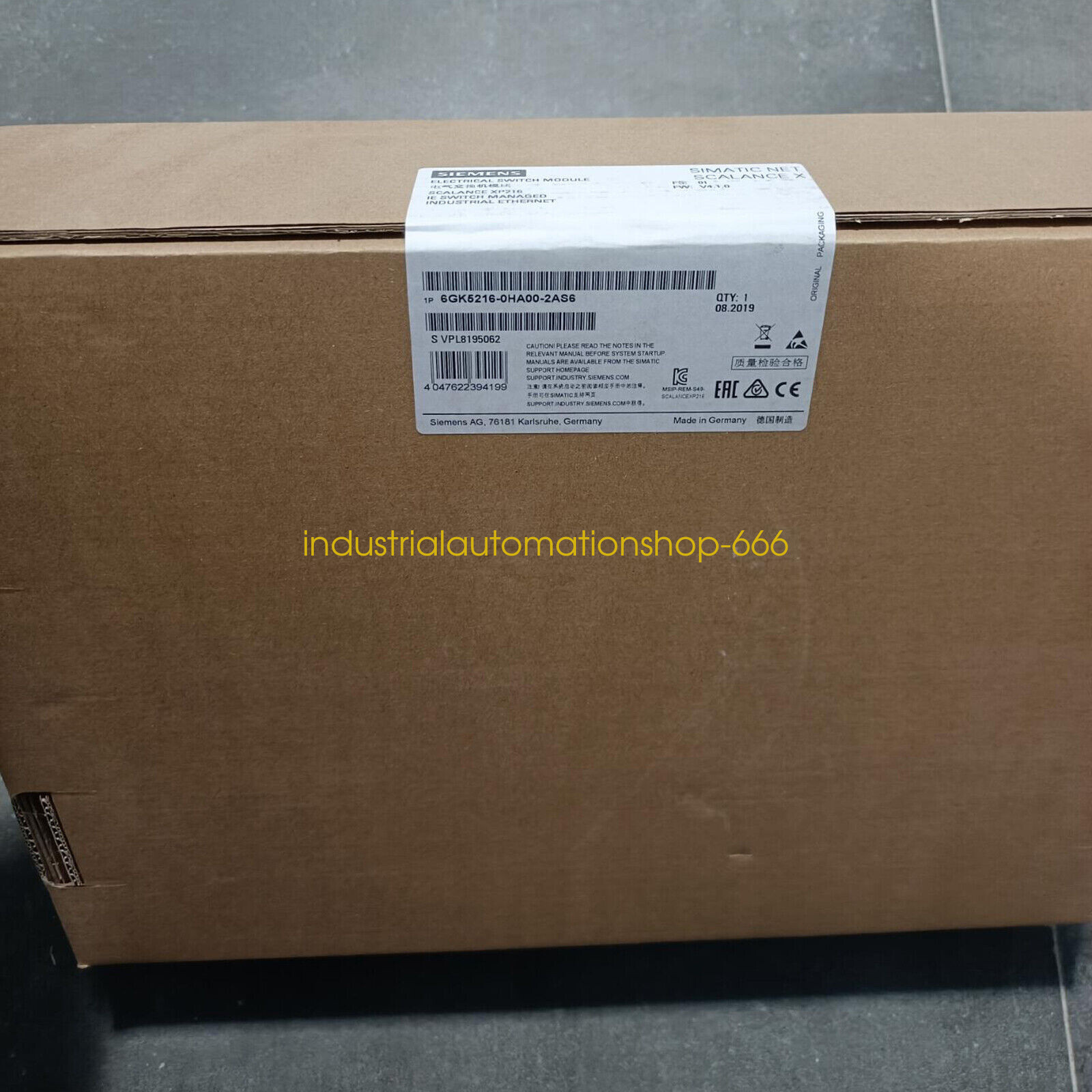1PC NEW Siemens 6GK5216-0HA00-2AS6 Electronic Swtich Module Via DHL or FedEX