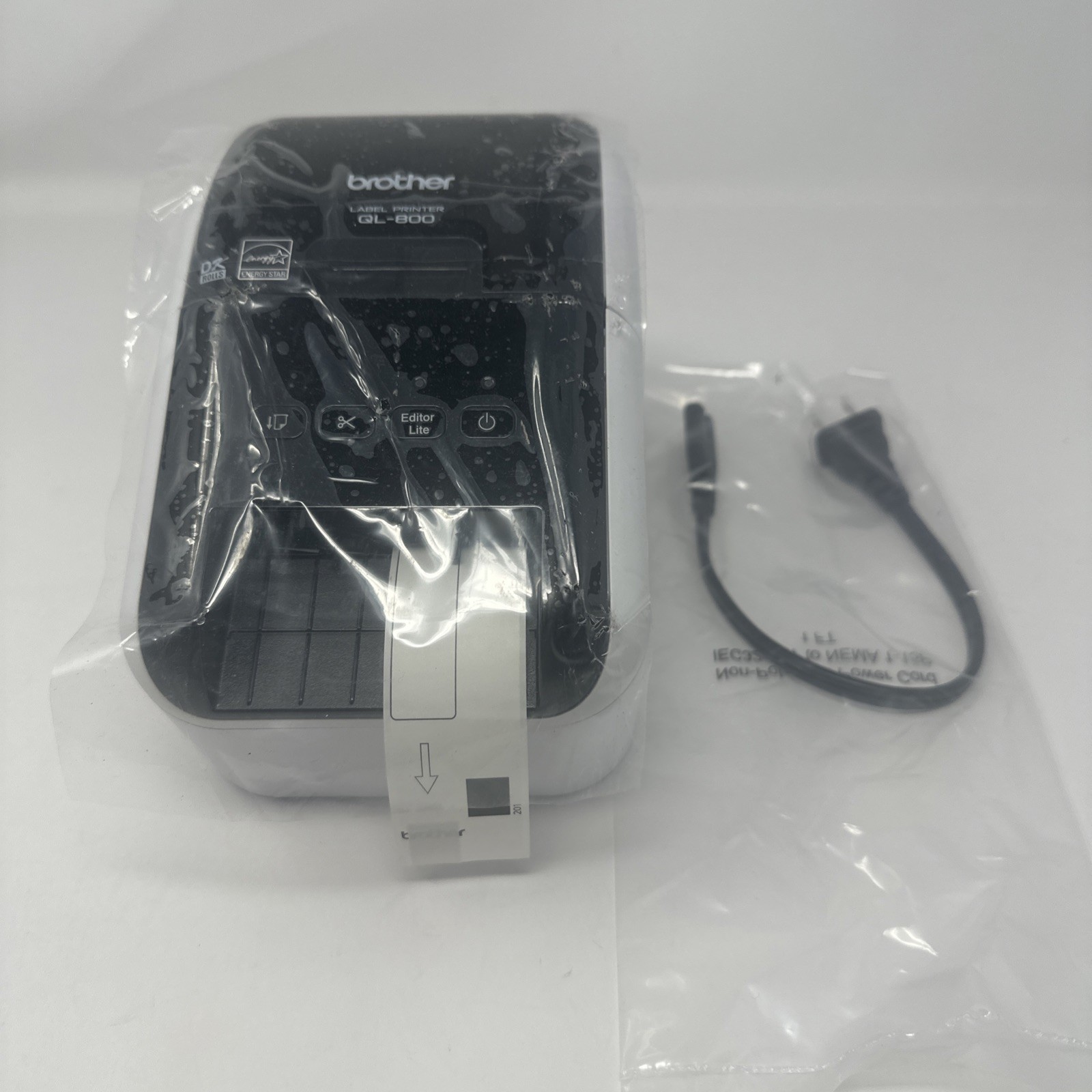 Brother QL-800 High-Speed Professional Label Printer w/ Power Cord/ LABELS-READ