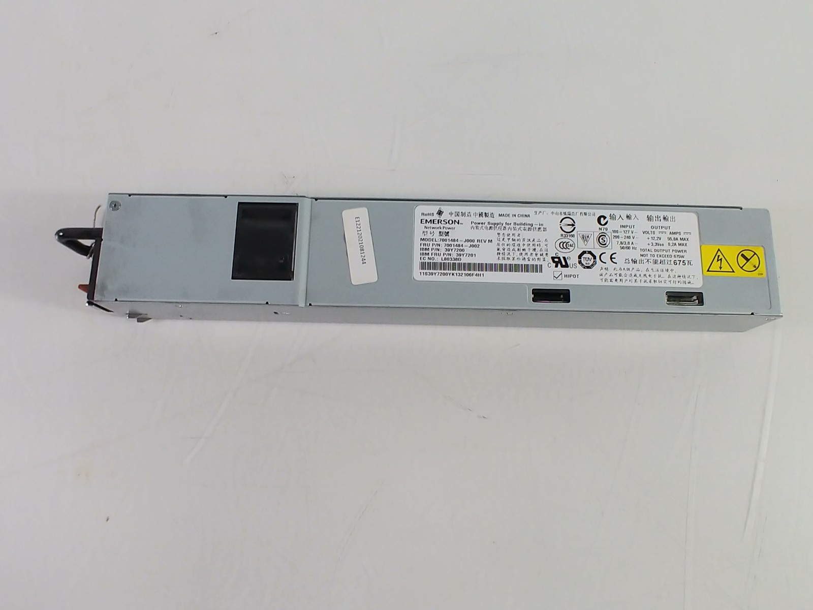 Lot of 10 Lenovo IBM x3650 M2 Hot Swap 675W 1U Server Power Supply 39Y7201