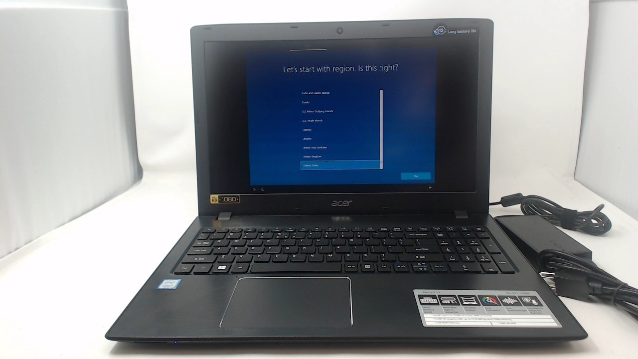 Acer Aspire E5-575-33BM i3 7100u 8GB 256SSD 1080p 10Home