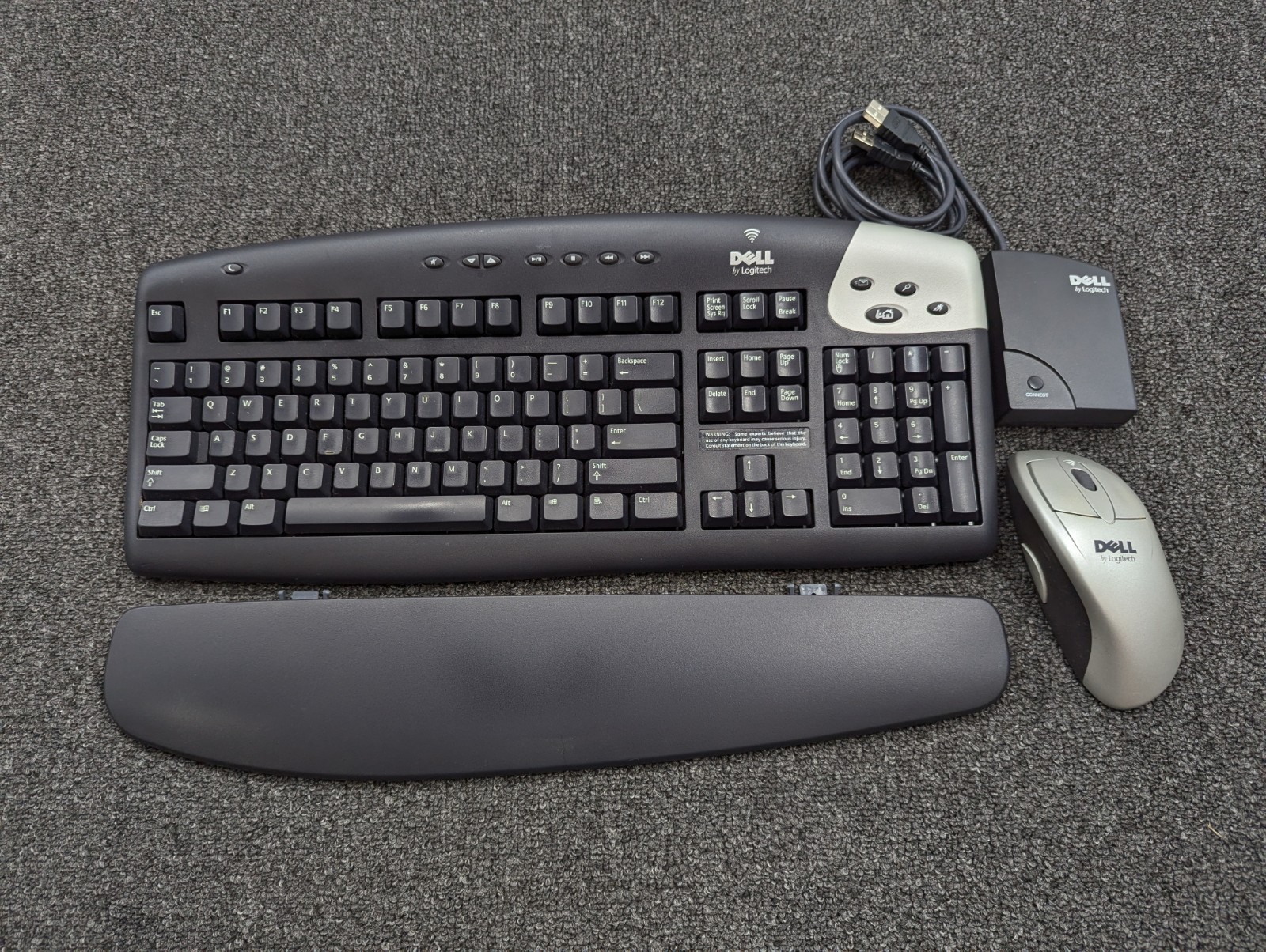 Dell iTouch Cordless Desktop Logitech Y-RB6 Keyboard + Mouse & Receiver Tested