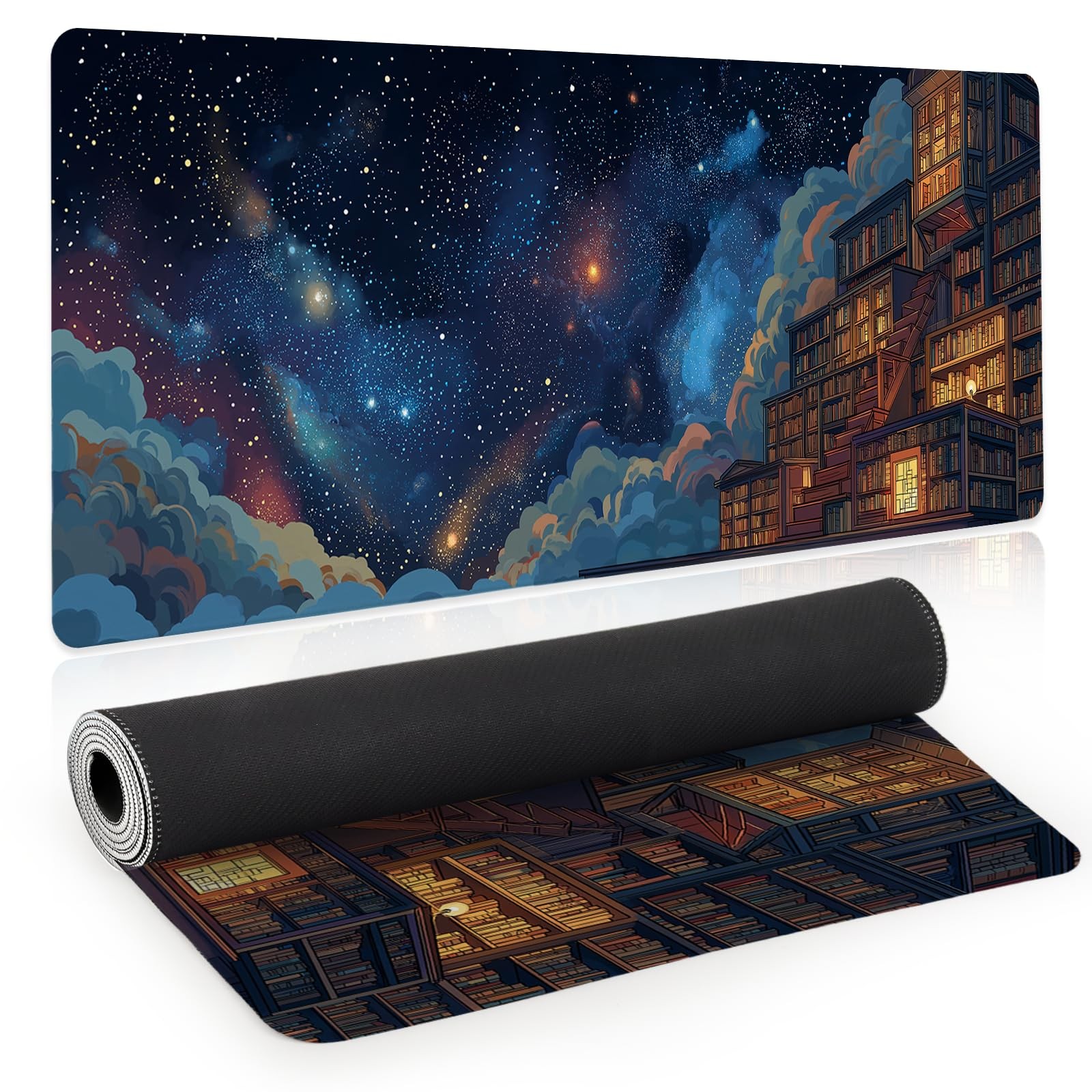 Starry Sky Large Mouse Pad, Desk Mat, Big Gaming Mousepad, XL Extended Laptop...