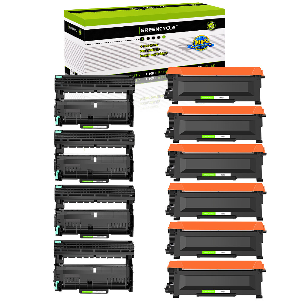 6PK TN450 Toner + 4PK DR420 Drum unit For Brother HL-2240 HL-2270DW HL-2280DW