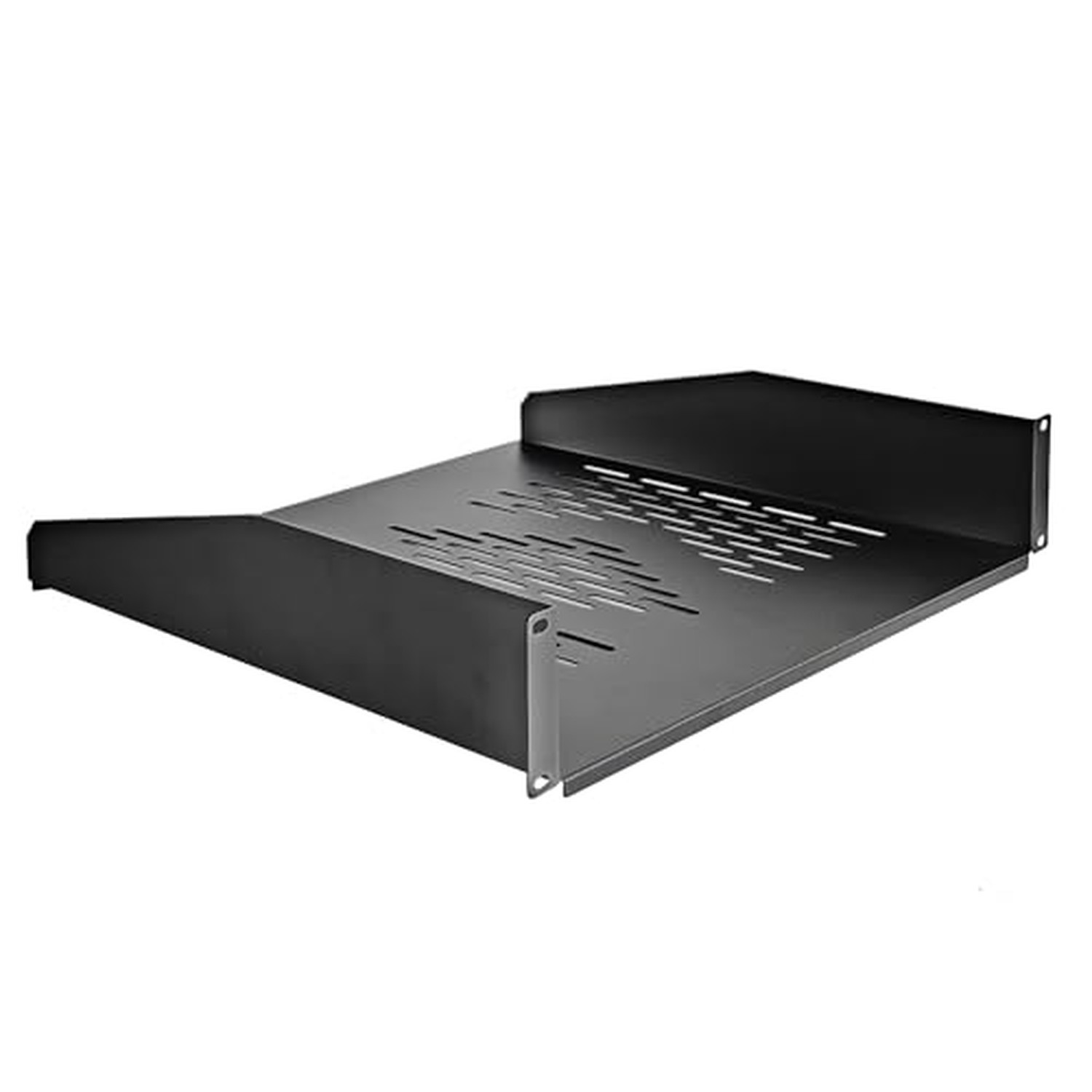 RIVECO 19” 2U Rack Shelf Server Cabinet Mount Vented Cantilever Tray for N