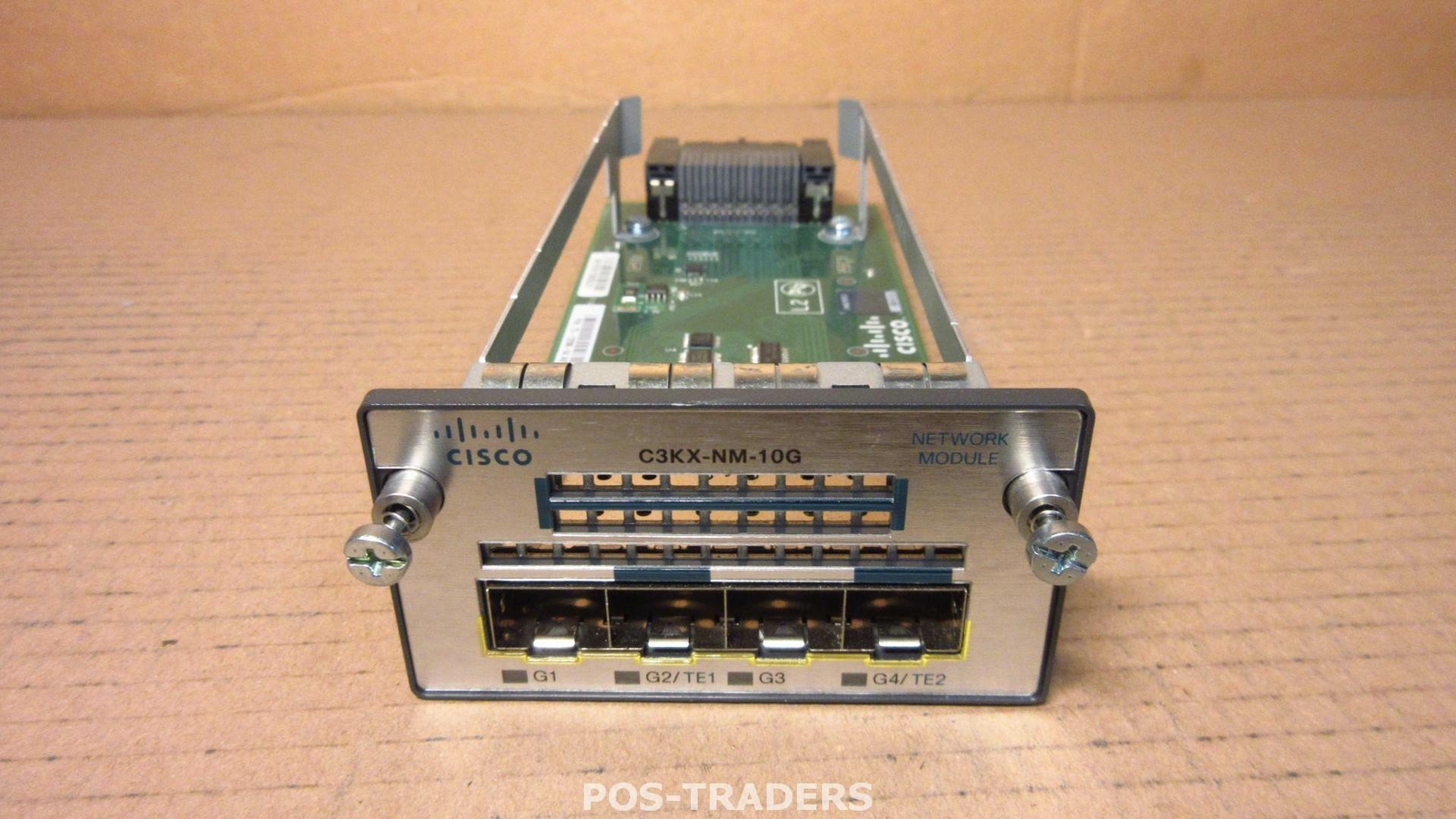 Cisco C3KX-NM-10G v01 4 Port 10GB 3750X/3560X Module FROM WS-C3750X-48P-S V02