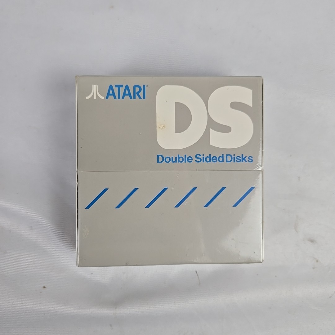5 Atari Double Sided Disks Floppy 135 Tpi New Sealed