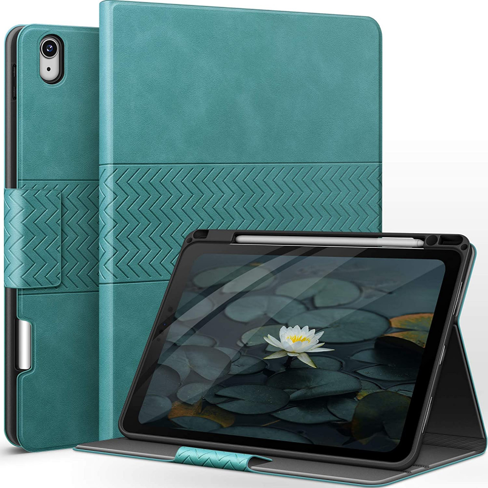 auaua Case for iPad Air 5th Generation(2022), 4th Generation Green 