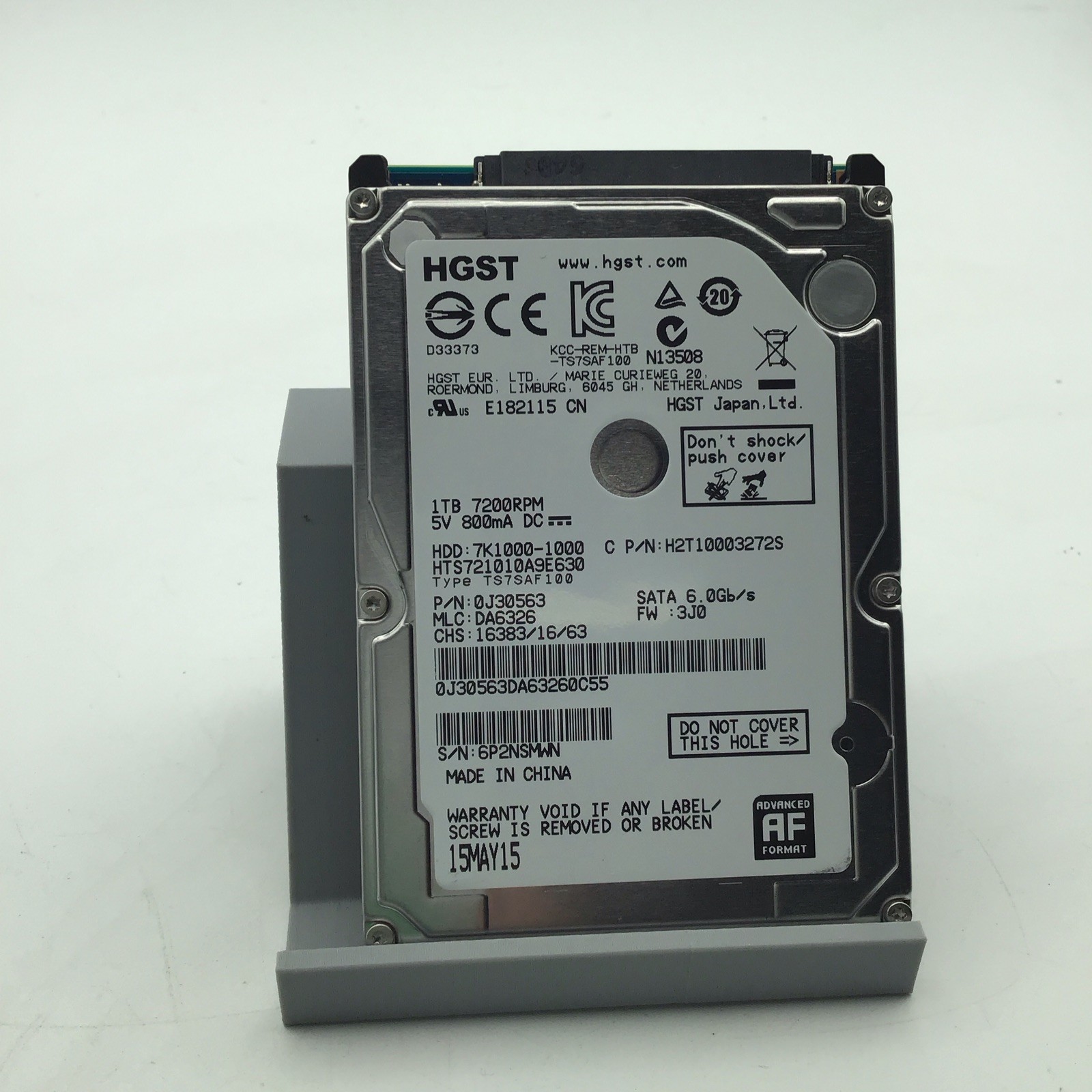 HGST Travelstar HTS721010A9E630 1TB 2.5" SATA III 7200RPM 32MB HDD Tested Wiped