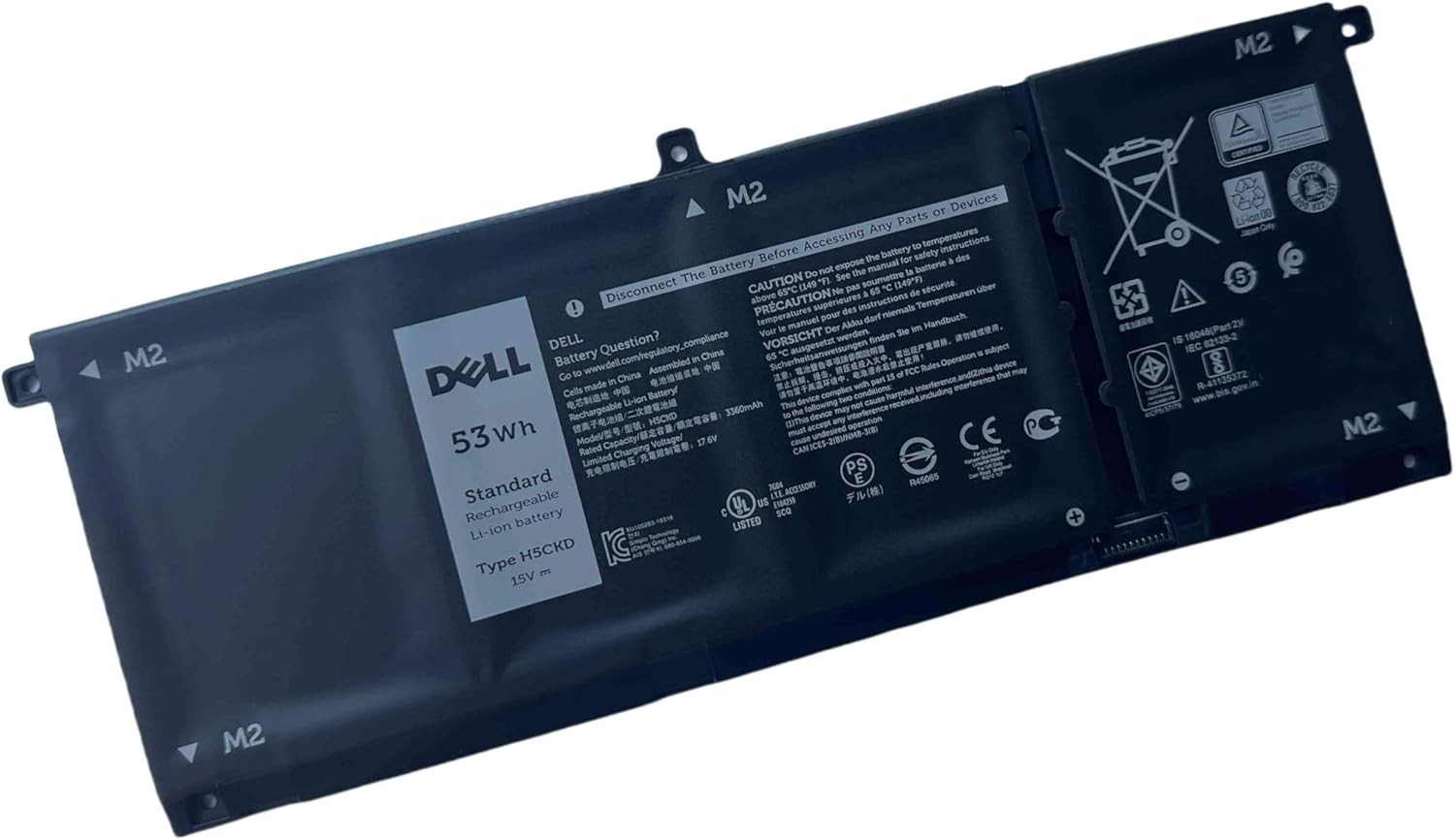 Genuine OEM H5CKD Battery Dell Latitude 3410 3510 Inspiron 5508 5509 53Wh